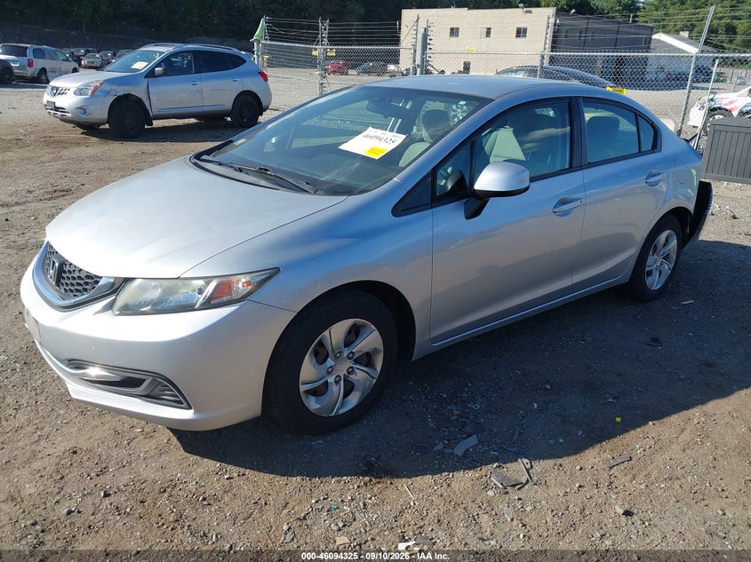 Vin: 2hgfb2f57dh579428, lot: 46593932, honda civic lx 20132