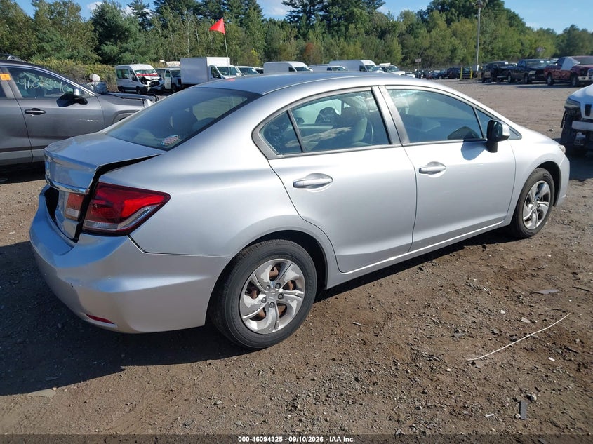 Vin: 2hgfb2f57dh579428, lot: 46593932, honda civic lx 20134