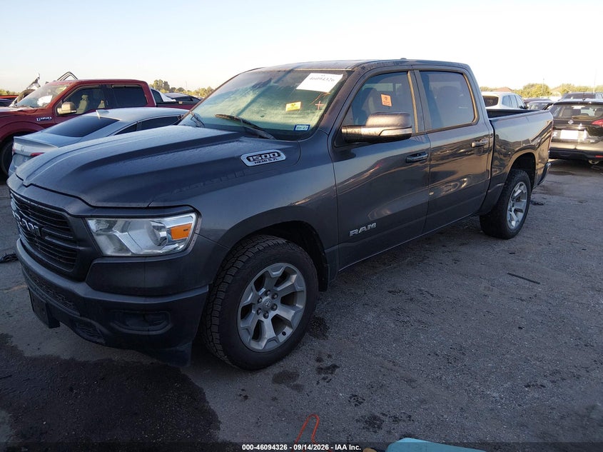 Vin: 1c6rreft2ln180110, lot: 46593933, ram 1500 lone star  4x2 5'7 box 20202