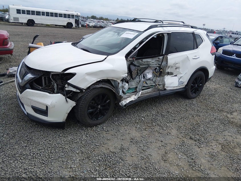 Vin: 5n1at2mt1hc865920, lot: 46593939, nissan rogue sv 20172