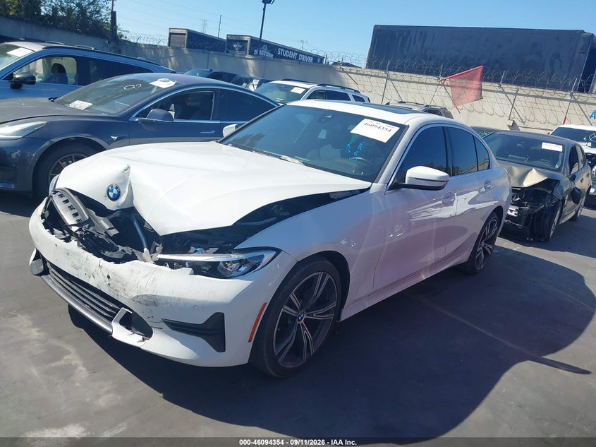 Vin: 3mw5r1j05l8b32212, lot: 46593961, bmw 330i 20202