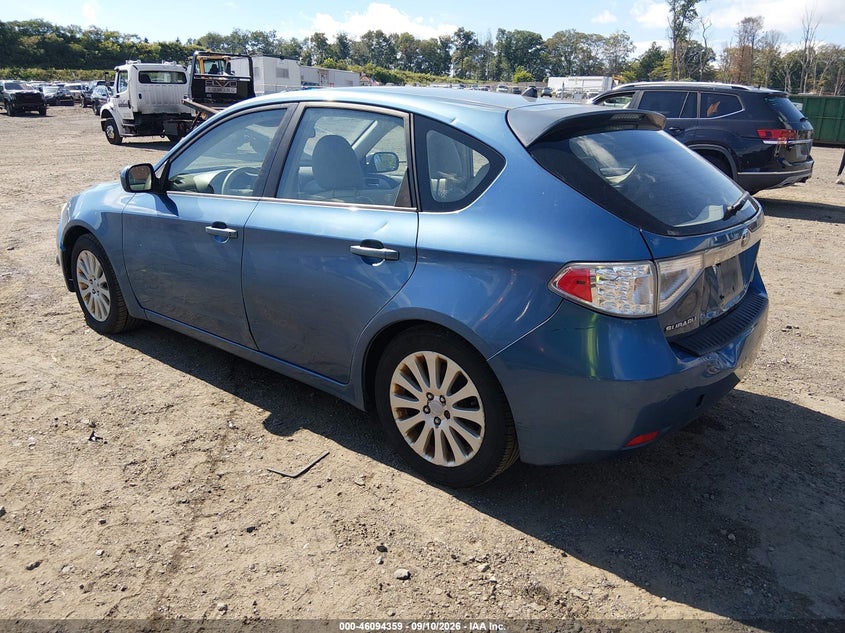 2008 SUBARU IMPREZA auction photo 3