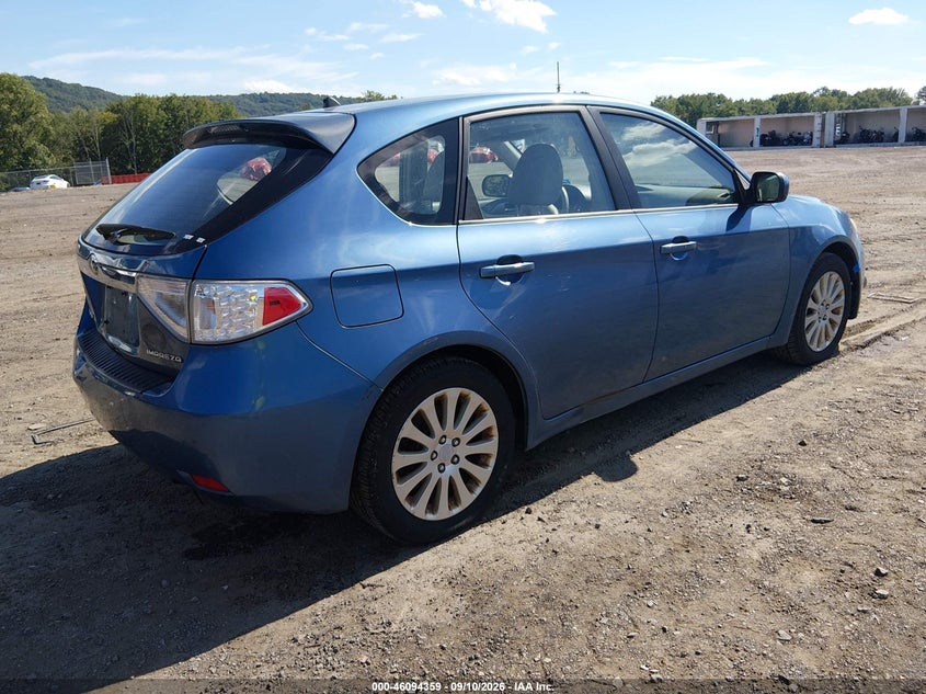 2008 SUBARU IMPREZA auction photo 4