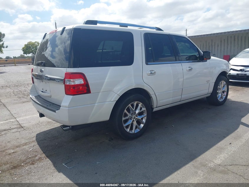 Vin: 1fmju2at9fef10142, lot: 46593974, ford expedition limited 20154