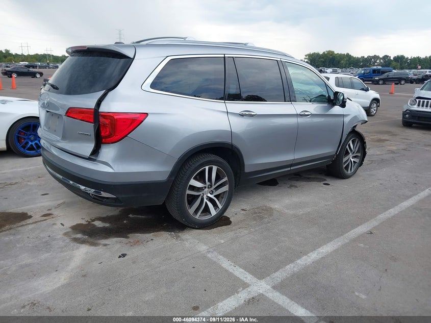 Vin: 5fnyf5h90hb008095, lot: 46593981, honda pilot touring 20174