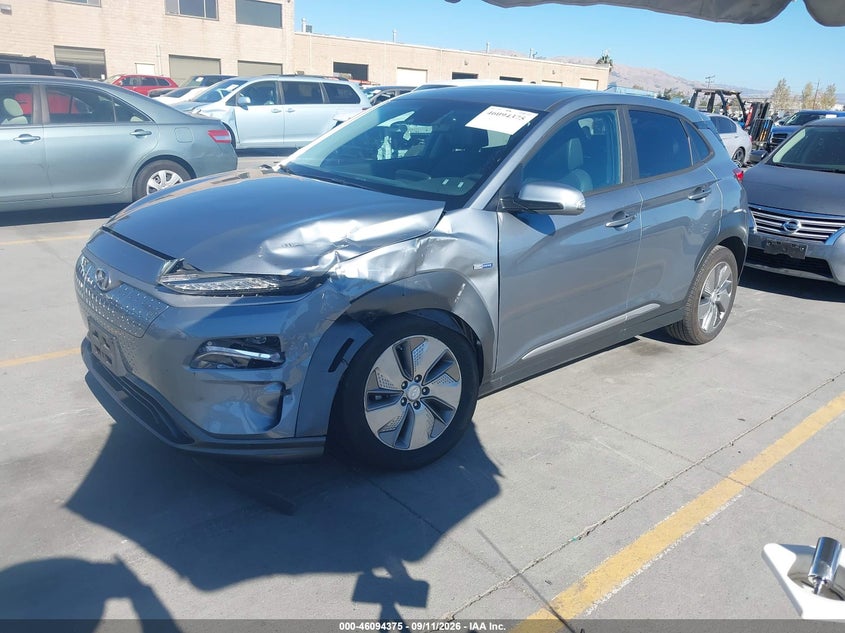 Vin: km8k33ag4lu059994, lot: 46593982, hyundai kona electric limited 20202