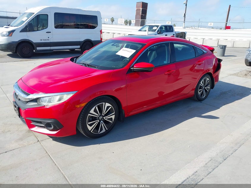 Vin: 2hgfc1f30gh632805, lot: 46594029, honda civic ex-t 20162