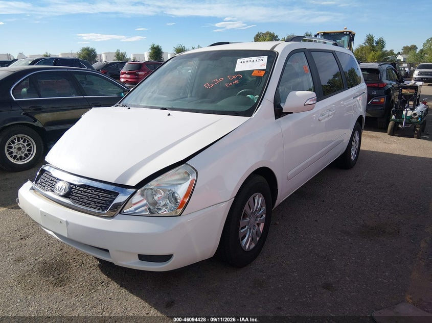 Vin: kndmg4c78c6466760, lot: 46594035, kia sedona lx 20122