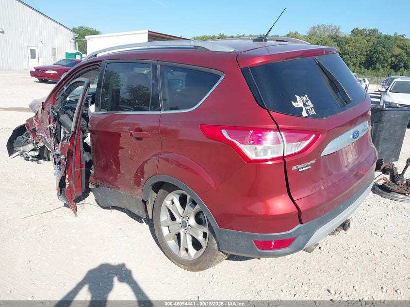 Vin: 1fmcu9j98fuc33964, lot: 46594048, ford escape titanium 20153