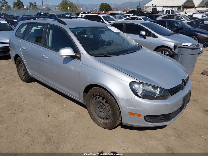 2014 Volkswagen Jetta Sportwagen 2.5L S, Rear, IAAI, VIN 3VWPP7AJXEM627137