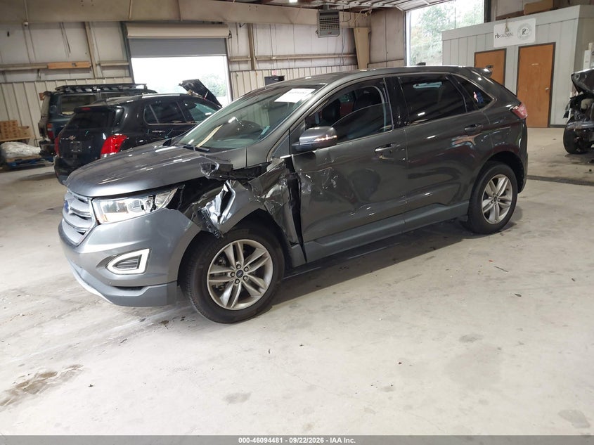 Vin: 2fmpk3j93gbc56192, lot: 46594088, ford edge sel 20162