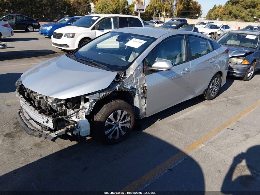 Vin: jtdkamfp4n3203366, lot: 46594112, toyota prius prime le 20222