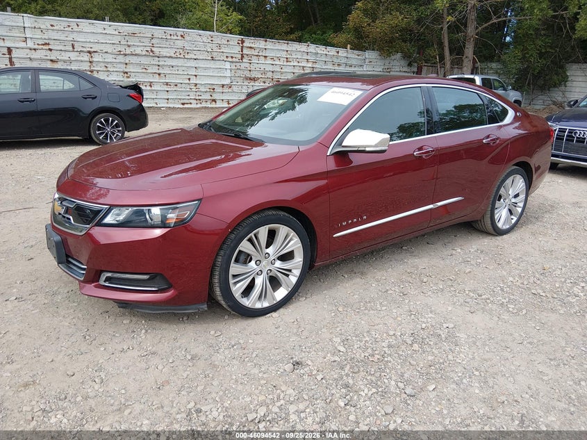 2017 Chevrolet Impala, Rear, IAAI, VIN 2G1145S36H9149021 — photo 2