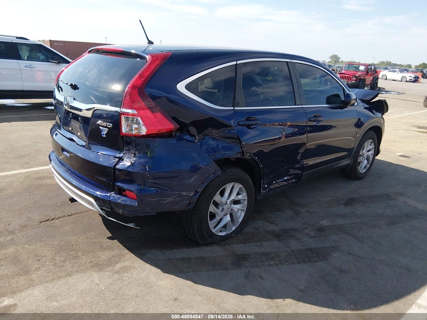 Vin: 5j6rm4h58fl098943, lot: 46594154, honda cr-v ex 20154