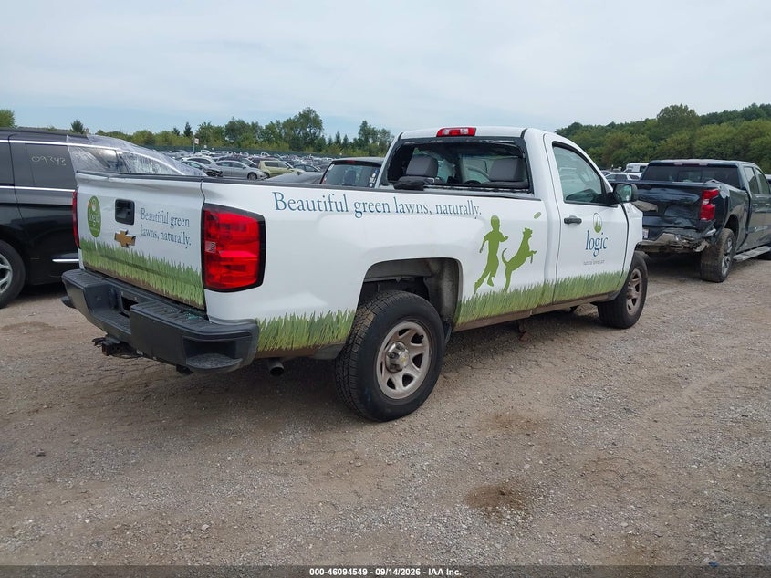 Vin: 1gcncpeh0fz260942, lot: 46594156, chevrolet silverado 1500 wt 20154