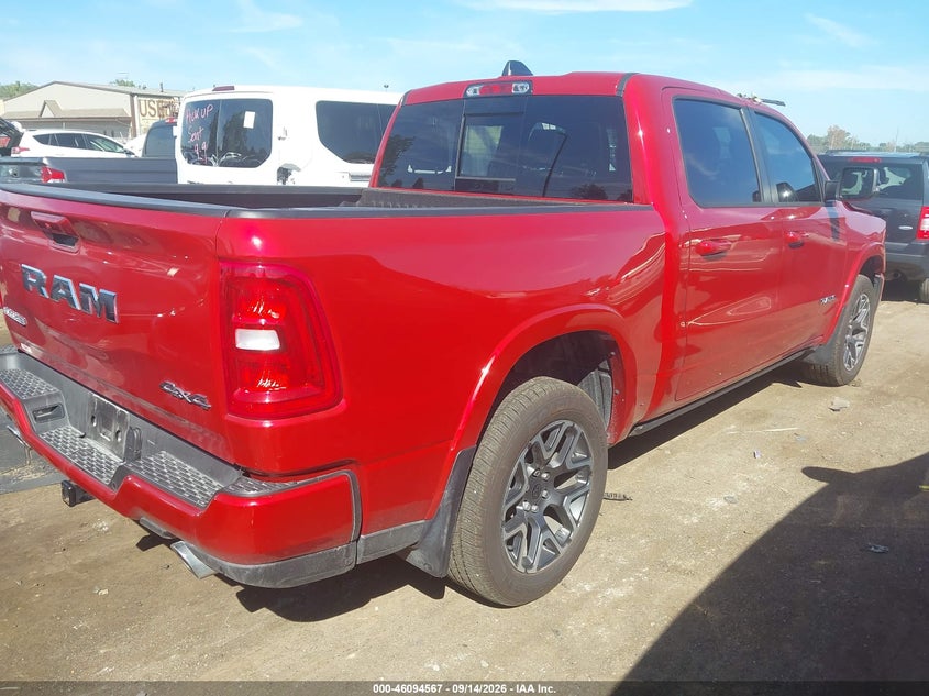 Vin: 1c6srfjp2tn340830, lot: 46594174, ram 1500 laramie  4x4 5'7 box 20264
