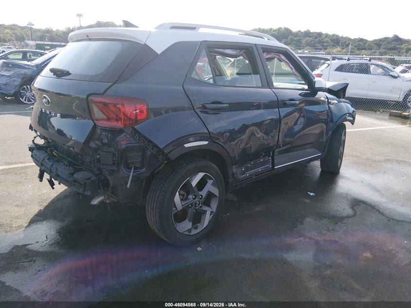 Vin: kmhrc8a30nu151602, lot: 46594175, hyundai venue limited 20224