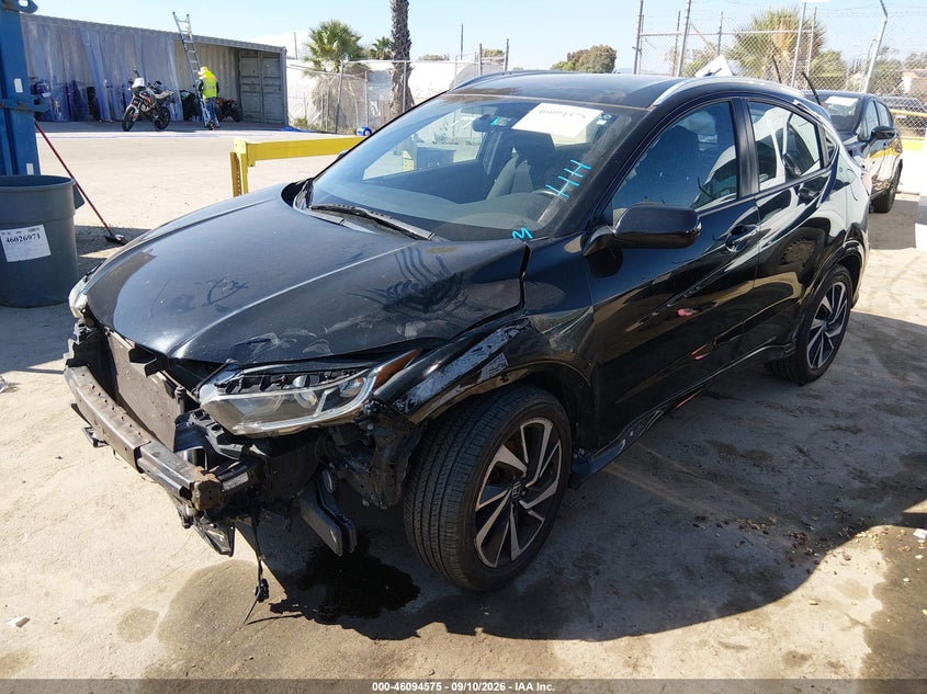 Vin: 3czru6h12kg700509, lot: 46594182, honda hr-v sport 20192