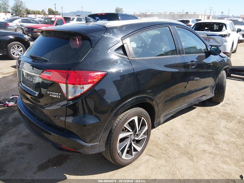 Vin: 3czru6h12kg700509, lot: 46594182, honda hr-v sport 20194