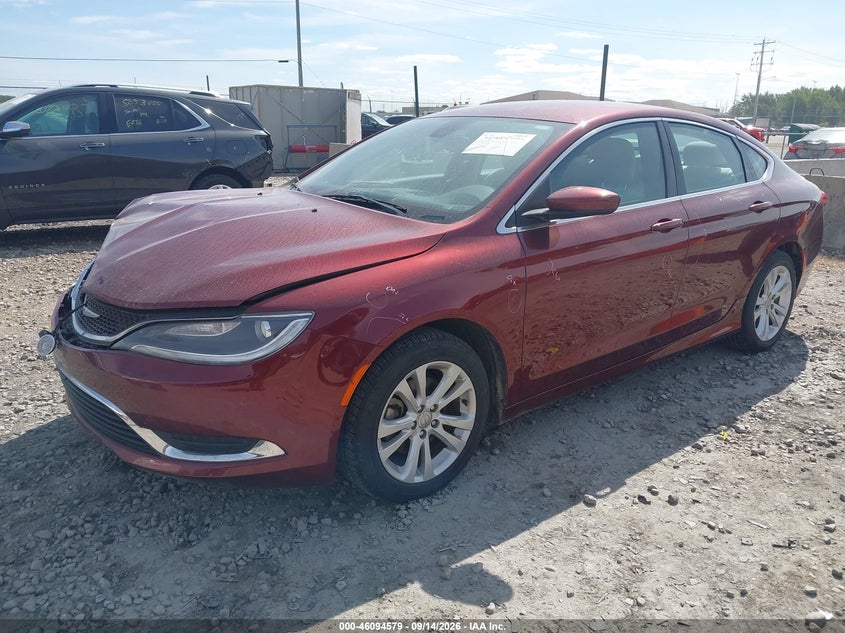 Vin: 1c3cccab3fn521428, lot: 46594186, chrysler 200 limited 20152