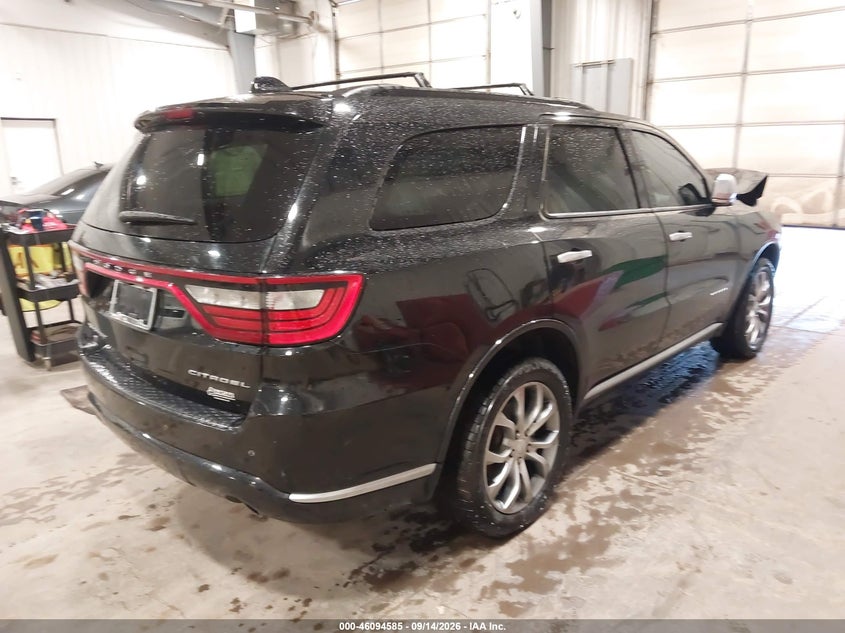 Vin: 1c4rdjeg6jc176980, lot: 46594192, dodge durango citadel anodized platinum awd 20184