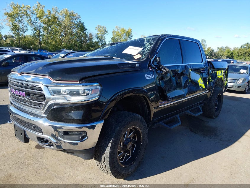 Vin: 1c6srfht3kn714332, lot: 46594198, ram 1500 limited  4x4 5'7 box 20192