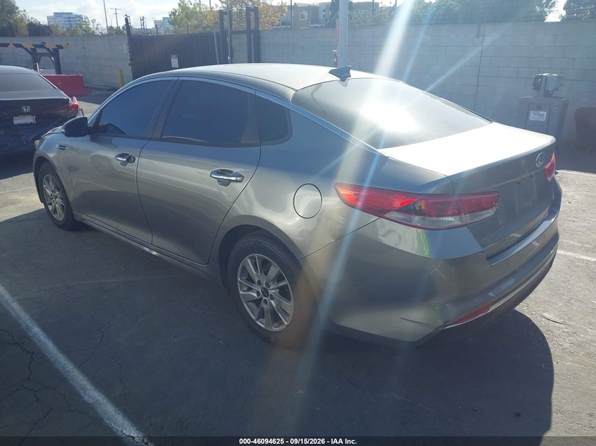 Vin: 5xxgt4l32jg196767, lot: 46594232, kia optima lx 20183