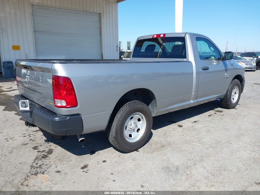 Vin: 3c6jr6dg6kg622287, lot: 46594242, ram 1500 classic tradesman  4x2 8' box 20194