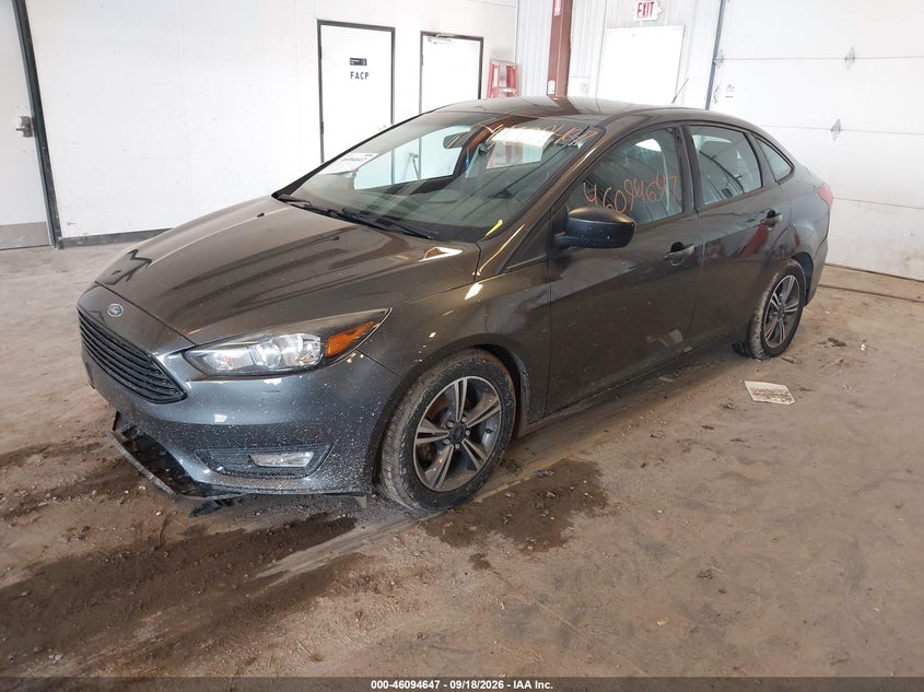 Vin: 1fadp3fe9jl203654, lot: 46594254, ford focus se 20182