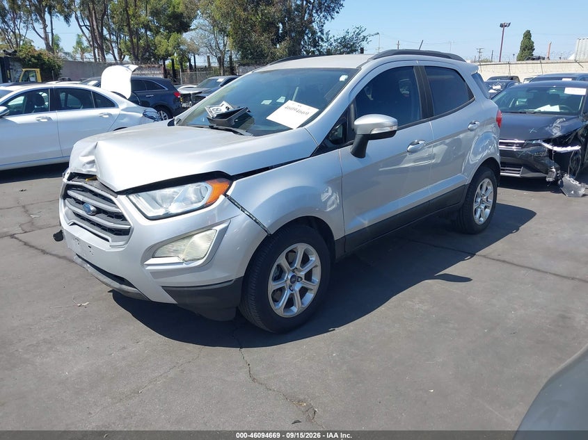 Vin: maj3p1te4jc201654, lot: 46594276, ford ecosport se 20182