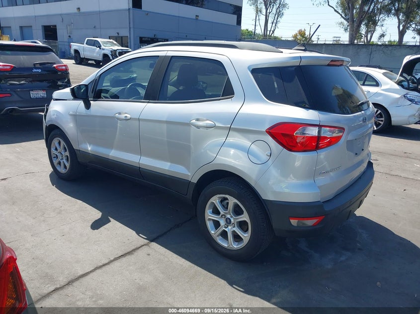 Vin: maj3p1te4jc201654, lot: 46594276, ford ecosport se 20183