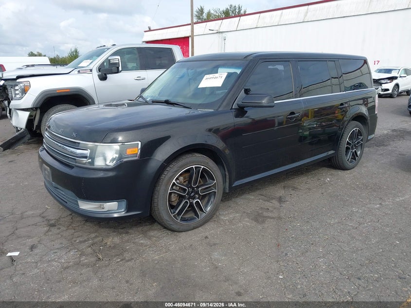 Vin: 2fmgk5c8xebd03215, lot: 46594278, ford flex sel 20142