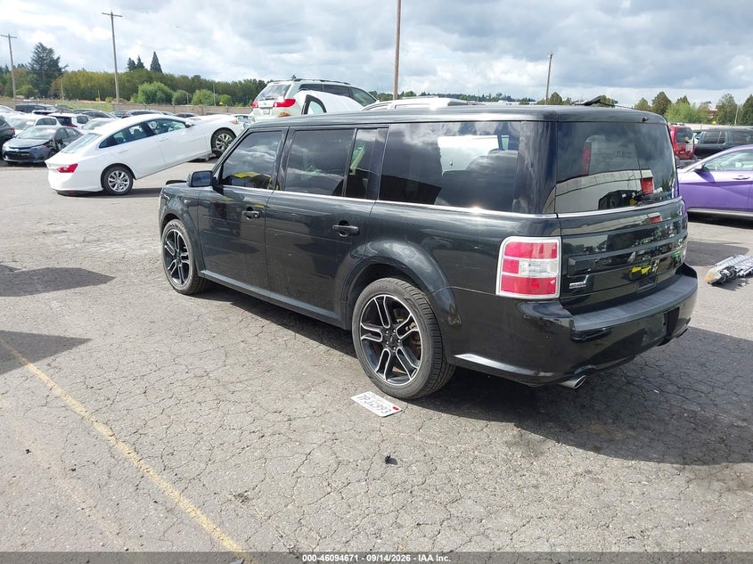 Vin: 2fmgk5c8xebd03215, lot: 46594278, ford flex sel 20143