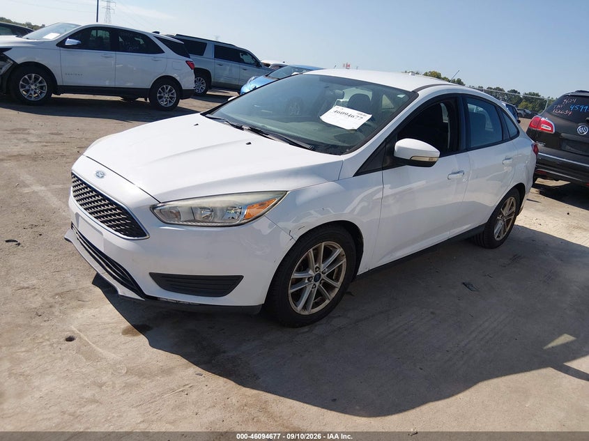 Vin: 1fadp3f22fl263367, lot: 46594284, ford focus se 20152