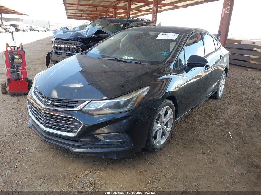 Vin: 1g1bf5sm5j7243048, lot: 46594295, chevrolet cruze premier auto 20182