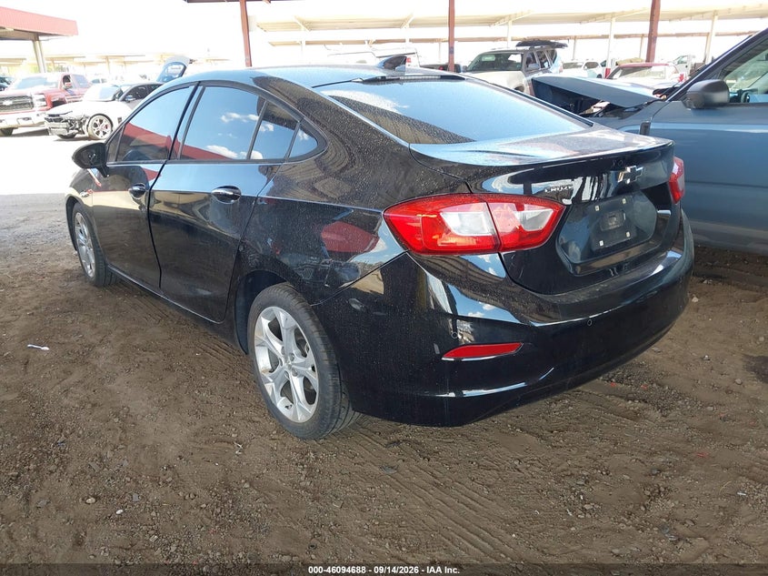 Vin: 1g1bf5sm5j7243048, lot: 46594295, chevrolet cruze premier auto 20183