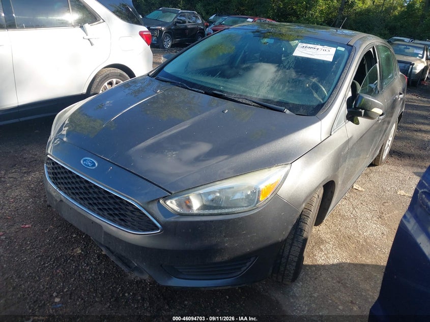 Vin: 1fadp3f22fl270898, lot: 46594310, ford focus se 20152