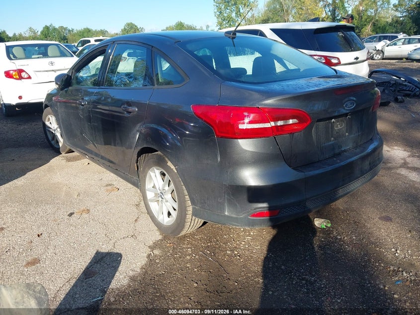 Vin: 1fadp3f22fl270898, lot: 46594310, ford focus se 20153