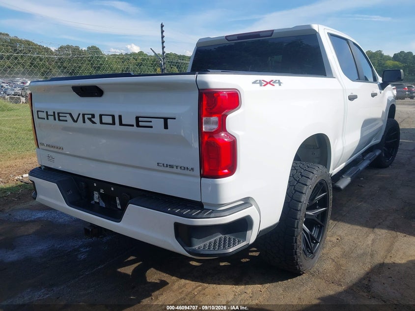 Vin: 1gcpybeh7lz116989, lot: 46594314, chevrolet silverado 1500 4wd  short bed custom 20204
