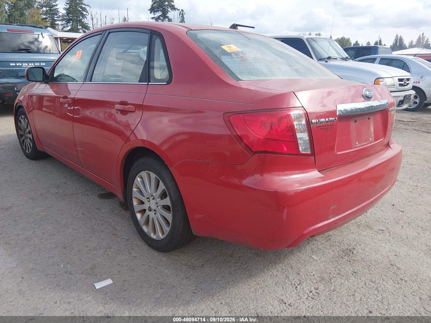SUBARU IMPREZA 2008 VIN JF1GE61638H524977