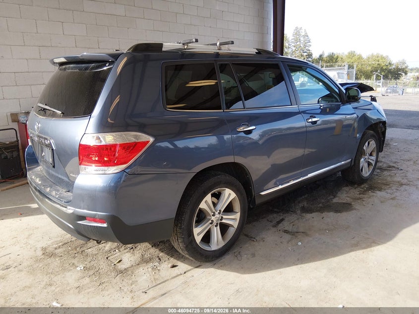 Vin: 5tddk3eh7cs172099, lot: 46594332, toyota highlander limited v6 20124