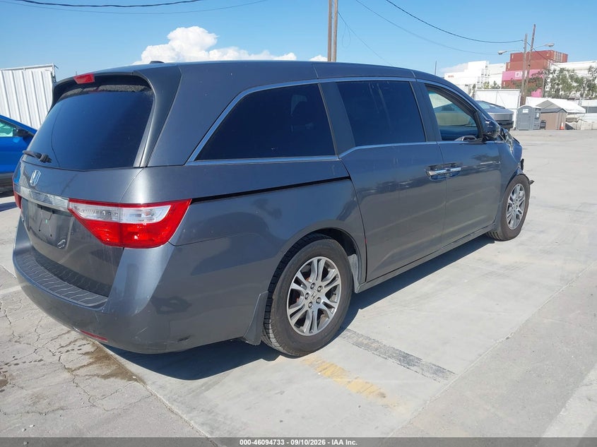 Vin: 5fnrl5h63cb125830, lot: 46594340, honda odyssey ex-l 20124