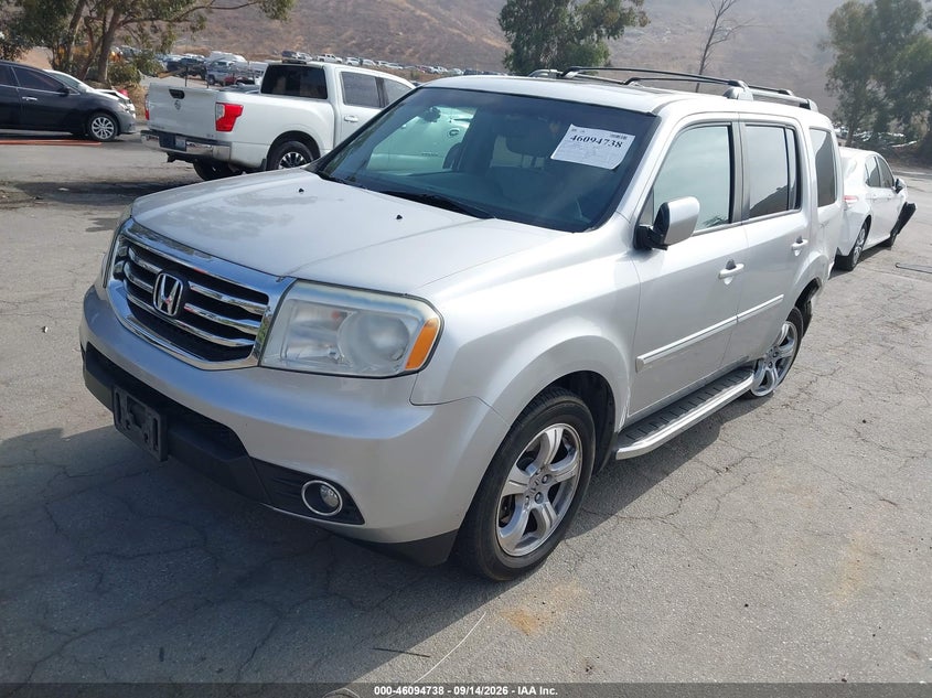 Vin: 5fnyf3h55db007780, lot: 46594345, honda pilot ex-l 20132