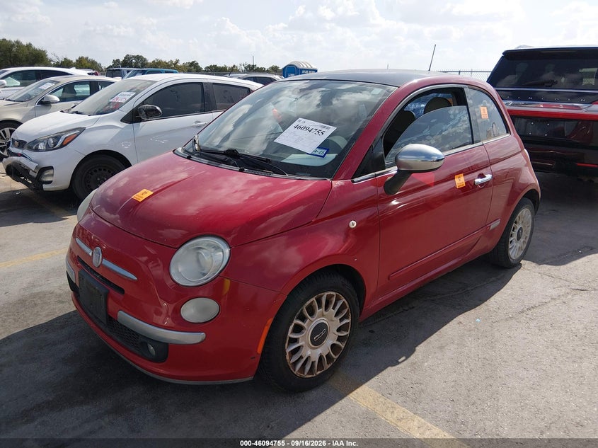 Vin: 3c3cffcr3ft504213, lot: 46594362, fiat 500 lounge 20152