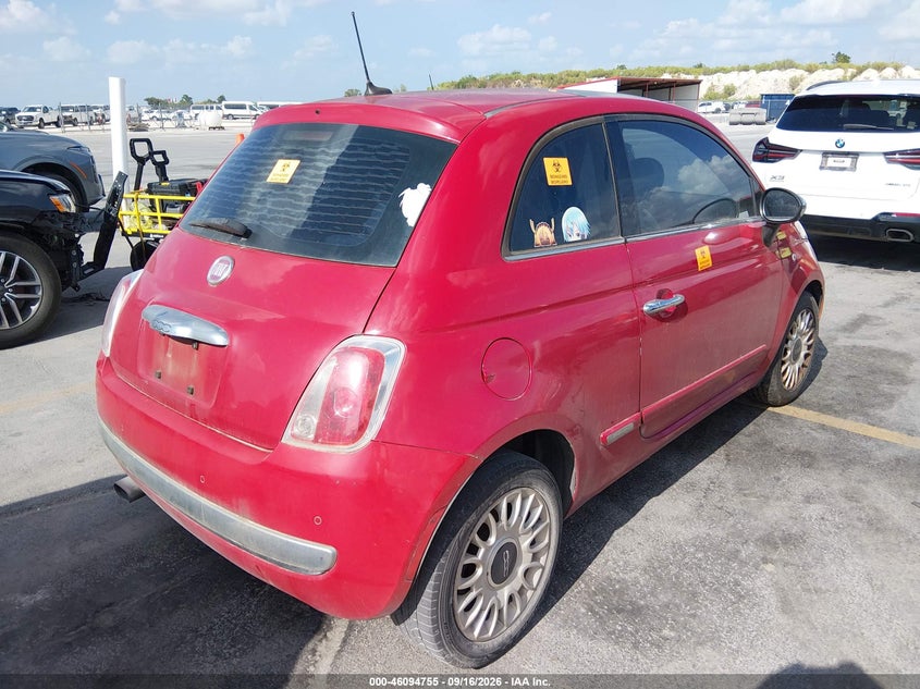 Vin: 3c3cffcr3ft504213, lot: 46594362, fiat 500 lounge 20154