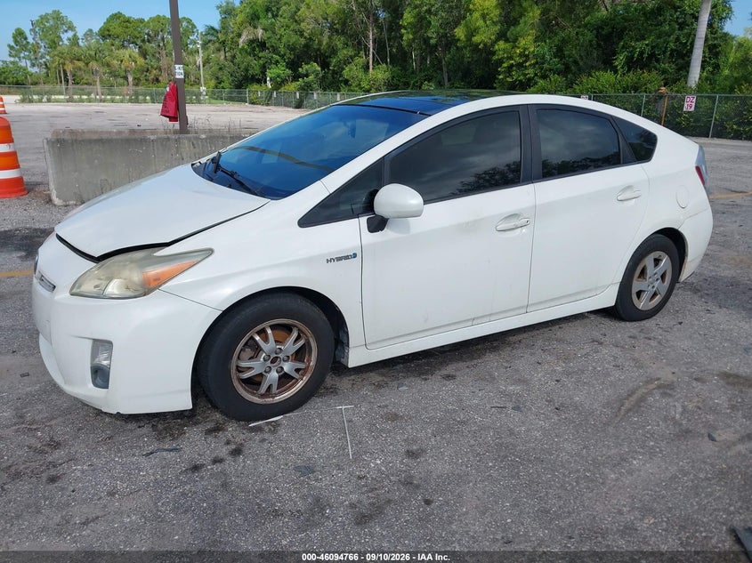 TOYOTA PRIUS 2010 VIN JTDKN3DU3A0034010