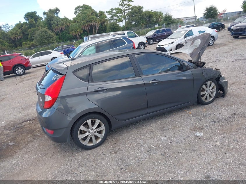 Vin: kmhcu5ae6cu033232, lot: 46594380, hyundai accent se 20124