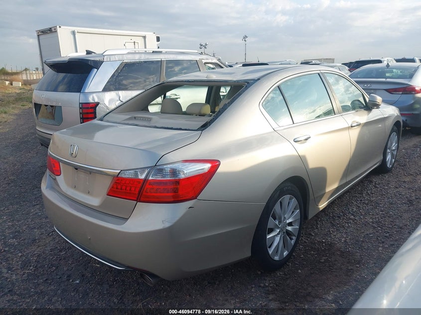 Vin: 1hgcr2f87ea290462, lot: 46594385, honda accord ex-l 20144