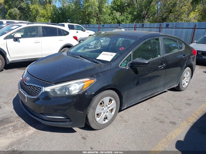 Vin: knafk4a62f5425212, lot: 46594397, kia forte lx 20152