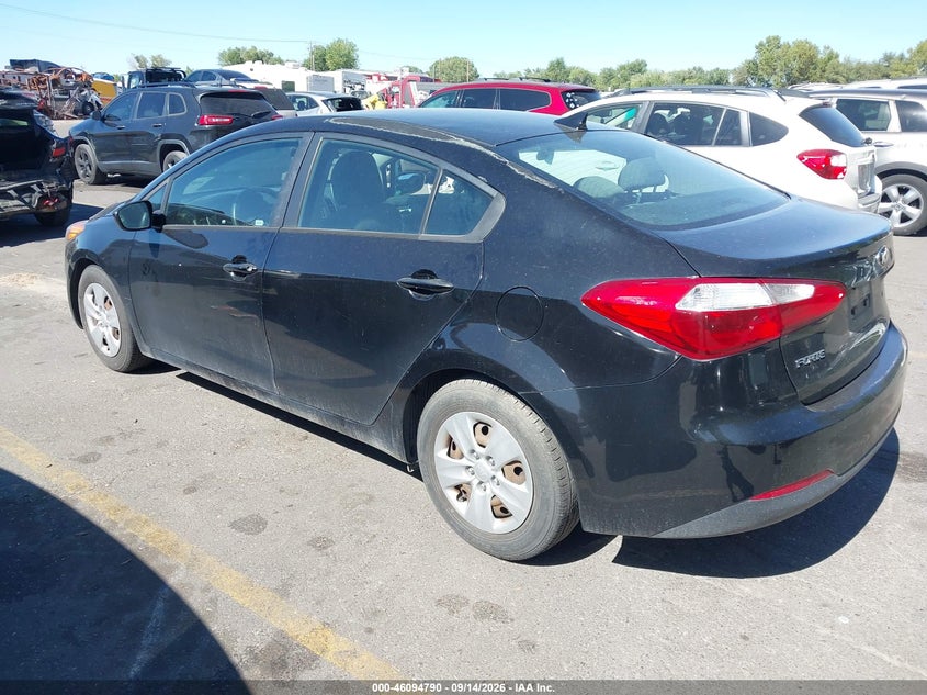 Vin: knafk4a62f5425212, lot: 46594397, kia forte lx 20153